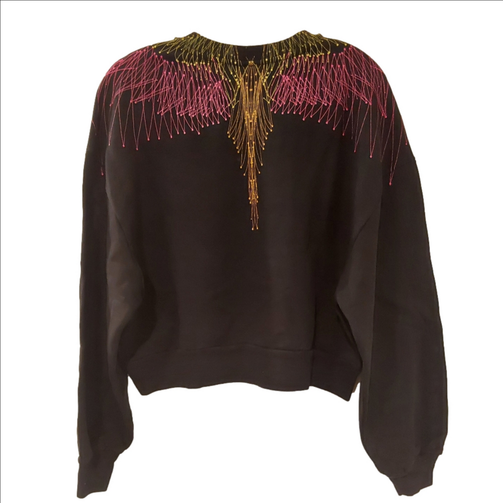 Marcelo Burlon Black Crewneck Sweatshirt XS - Picture 5 of 14